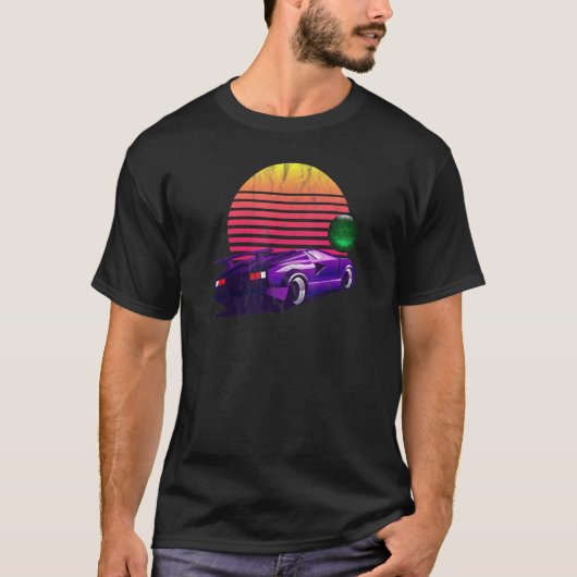 80s Boost Rocket Retro Voetbal Vaporwave Su T-shirt (Voorkant)