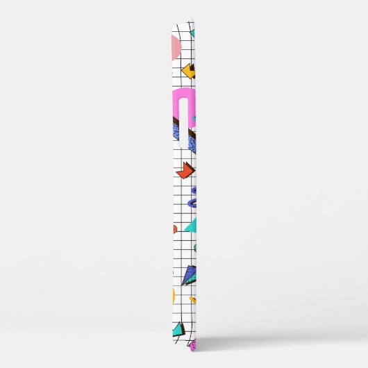 80s Bright Checkered: geometrisch. Case-Mate iPhone Case (Achterkant / Rechts)