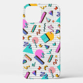 80s Bright Checkered: geometrisch. Case-Mate iPhone Case (Achterkant)