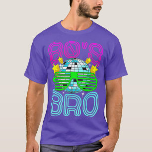 80s Bro Retro Disco Ball Style Grappig T-shirt