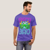 80s Bro Retro Disco Ball Style Grappig T-shirt (Voorkant volledig)