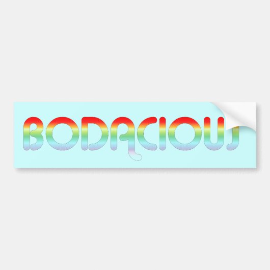 80s Brutaal Retro Bumpersticker (Voorkant)