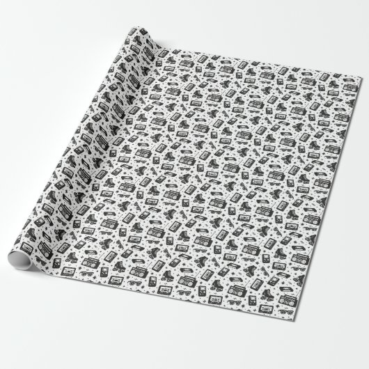 80's cadeaupapier (Uitgerold)