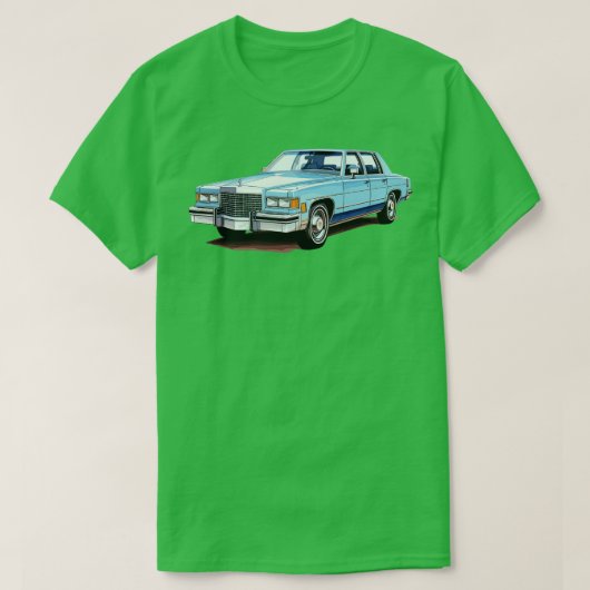 80s Cadillac 1 T-shirt (Design voorkant)