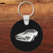 80s Camaro sportwagen: 3D-model: sleutelhanger (Voorkant)