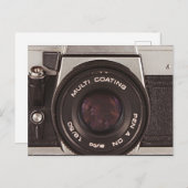 80's camera briefkaart (Voorkant / Achterkant)