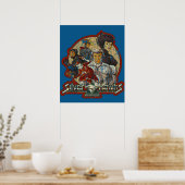 80s Cartoon Classic SilverHawks De  Gang Poster (Keuken)