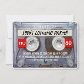 80s Cassette Mixtape 1980s Halloween Costume Party Kaart (Voorkant)