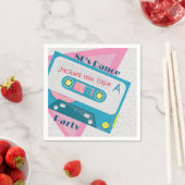 80s cassette retro  papier servet (Insitu)