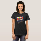 80s Cassette Tape Cassette Pencil Eighties Music T-shirt (Voorkant volledig)