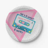 80s-cassettedocument Borden, 9"Vierkant Document B Papieren Bordje (Voorkant)