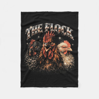 80s Ckyard Kippenliefhebber Heavy-metal Rockmuziek Fleece Deken