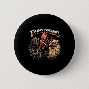 80s Ckyard Kippenliefhebber Heavy-metal Rockmuziek Ronde Button 5,7 Cm