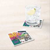 80s Collage Kartonnen Onderzetters (Insitu)