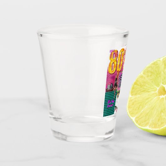 80s Collage Shot Glas (Links)