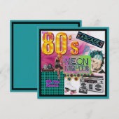 80s Collage Uitnodiging (Voorkant / Achterkant)