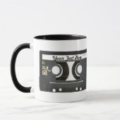 80s combinatie van tape B side Mok (Links)