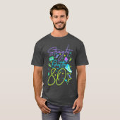 80S Cool Neon Sign cadeau T-shirt (Voorkant volledig)
