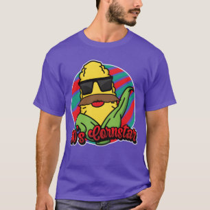 80s Cornstar Eighties Grappige Snor Mais vintage T-shirt