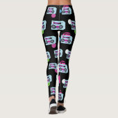 80s Costume Halloween Leggings (Achterkant)