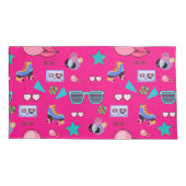 80s Costume Vibrant pink Retro culture pop Kussensloop (Achterkant)