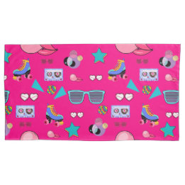 80s Costume Vibrant pink Retro culture pop Kussensloop