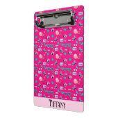 80s Costume Vibrant pink Retro culture pop Mini Klembord (Angled2)