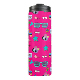 80s Costume Vibrant pink Retro culture pop Thermosbeker