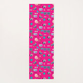 80s Costume Vibrant pink Retro culture pop Yogamat (Achterkant)