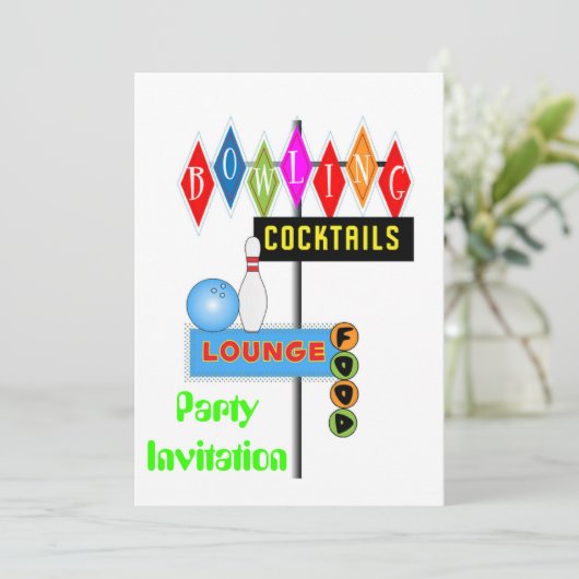 80s de partijuitnodiging de partij van de 80s het  kaart (Staand voorkant)