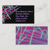 80s design tachtig splash medley art visitekaartje (Voorkant / Achterkant)