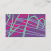 80s design tachtig splash medley art visitekaartje (Achterkant)