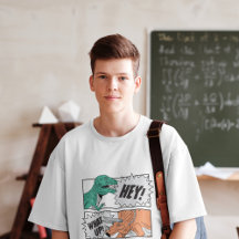 80s  Dino Friend Bossica T-shirt