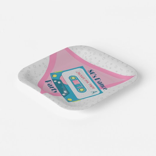 80s Document Borden, 7"Vierkant Document Bord (Gebogen)