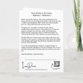 80s Drive-In Nostalgia Wenskaart – Leuke retro Bedankkaart (Achterkant)