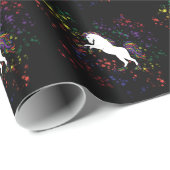 80s eenhoorn cadeaupapier (Rol Hoek)