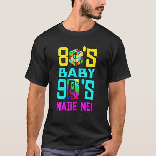 80's en 90's kleding voor mannen en vrouwen t-shirt (Voorkant)