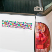 80s esthetiek vintage retro bumpersticker (Op Truck)