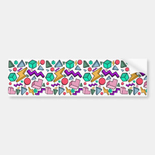 80s esthetiek vintage retro bumpersticker