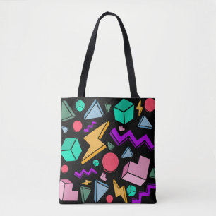 80s Esthetiek Vintage Retro Tote Bag