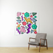 80s Esthetiek Vintage Retro Wandkleed (In Situ (horizontaal))