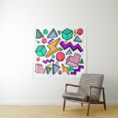80s Esthetiek Vintage Retro Wandkleed (In situ)