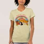 80s Flashback Retro Verjaardagsfeestje Beige T-shirt (Voorkant)