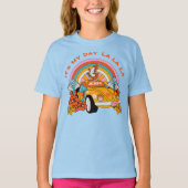 80s Flashback  Retro Verjaardagsfeestje Blauw T-shirt (Voorkant)