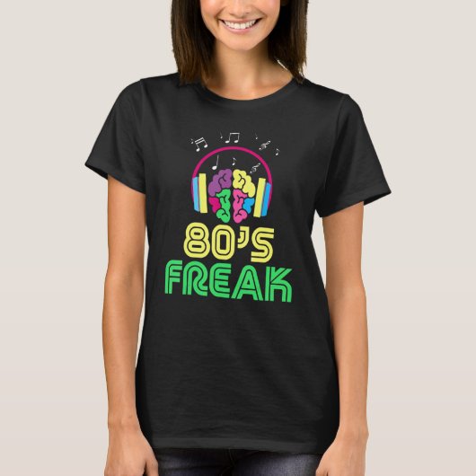 80s Freak Retro  Retro Theme Disco T-shirt (Voorkant)