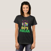80s Freak Retro  Retro Theme Disco T-shirt (Voorkant volledig)
