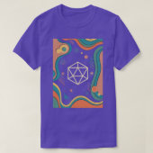 80s Funk Polyhedral D20 Dice T-shirt (Design voorkant)
