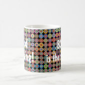 80s Funky Stijlvol, geavanceerd Fancy patroon Koffiemok (Center)