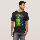 80s Generation Disco Music Eight Bro Mannen 80s T-shirt (Voorkant volledig)