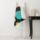 80s geometrisch naadloos patroon met memphis eleme sherpa deken (In situ)